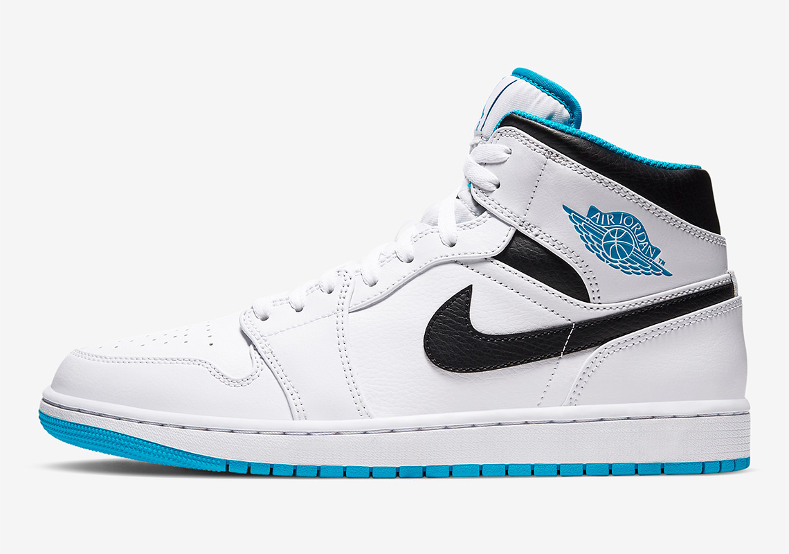 Air Jordan 1 Mid Arriving In “Laser Blue” Colorway