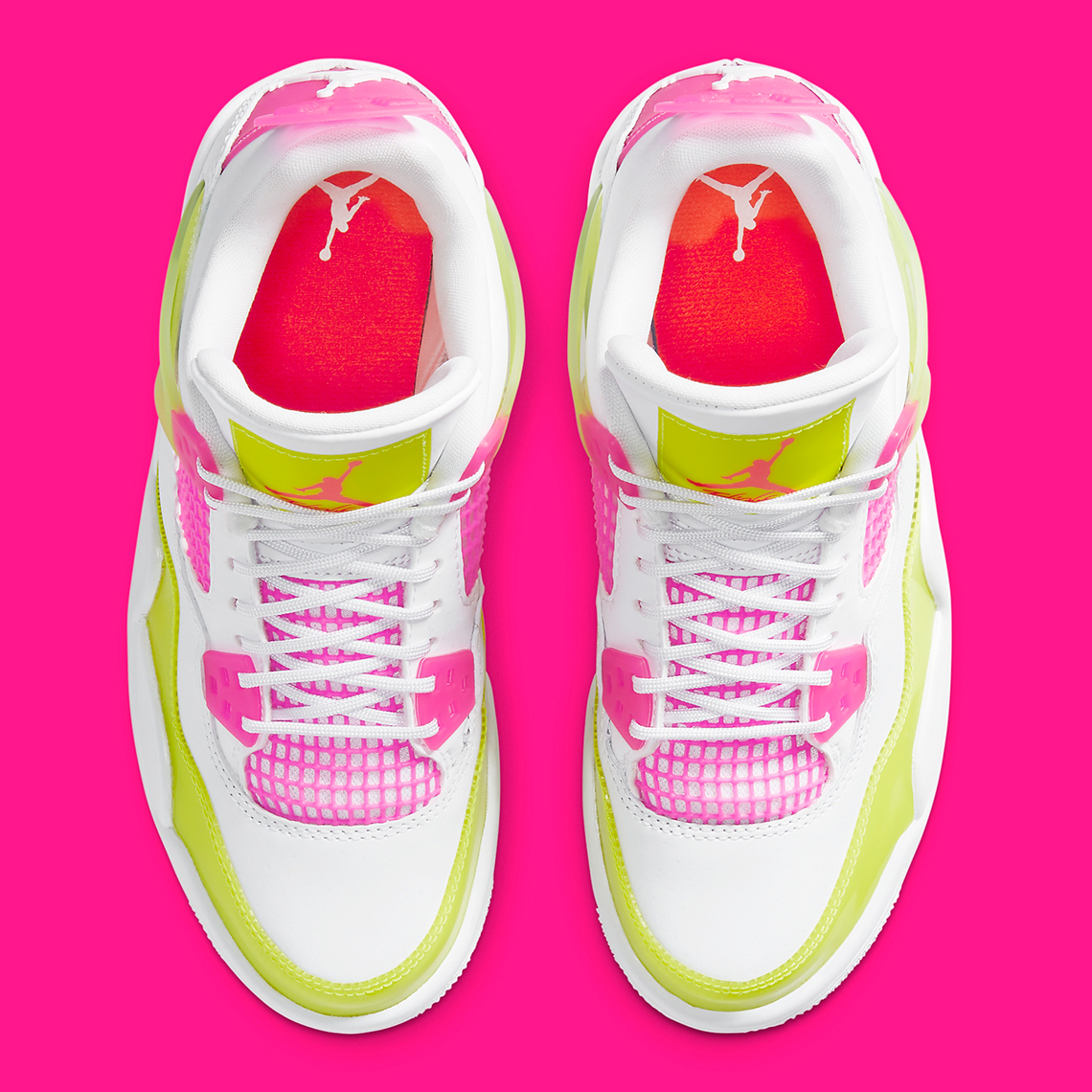 Air Jordan 4 Gs White Lemon Venom Pink Blast Cv7808 100 Release Date 4