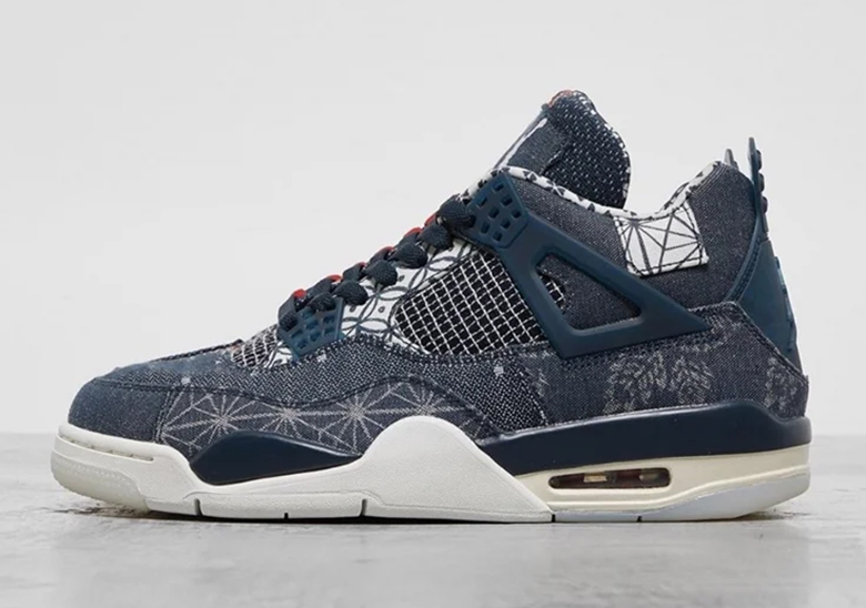 Air Jordan 4 "Deep Ocean" Features A Patchwork Of Prints