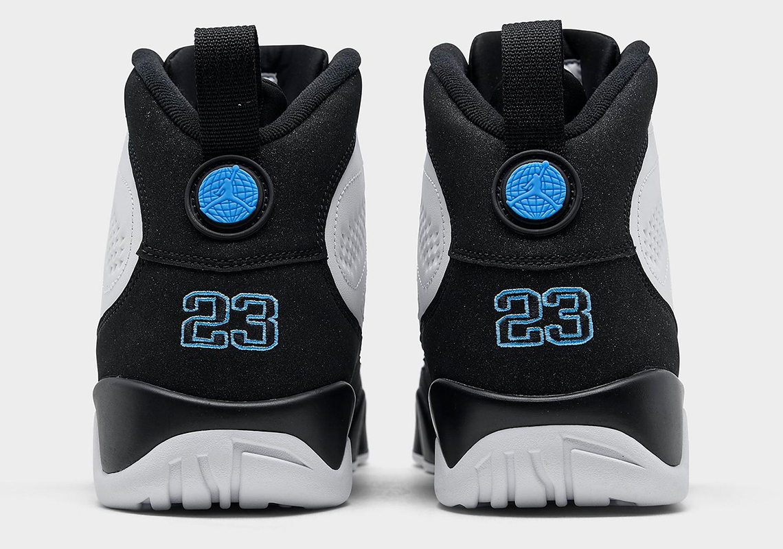 Air Jordan 9 White University Blue Black Ct8019 140 Release Date 4