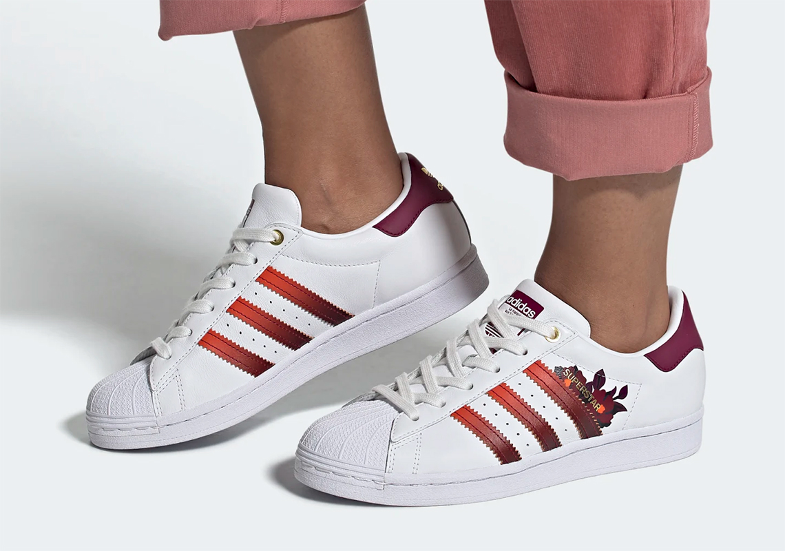 HER Studio London Applies Signature Floral Graphics To the adidas Superstar