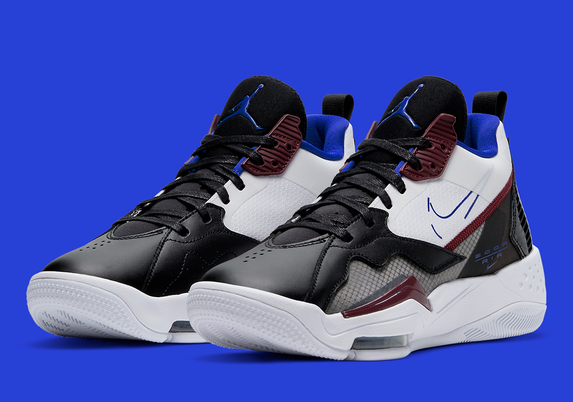 The Jordan Zoom '92 Is Releasing Soon With Blue And Burgundy Accents