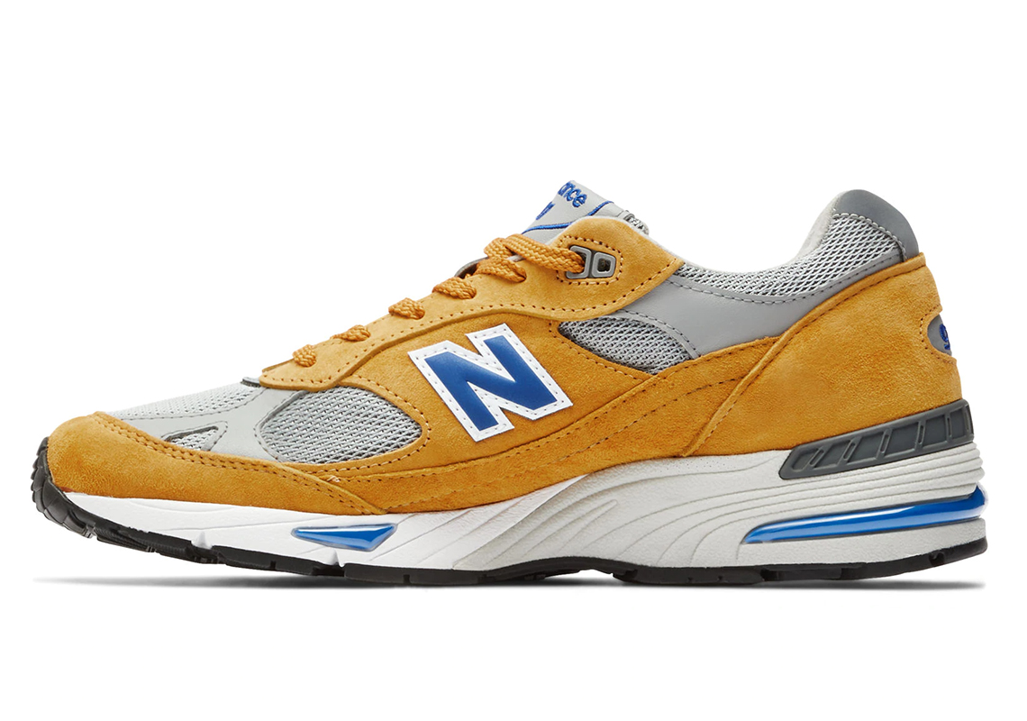 New Balance 991 Yellow Blue 2