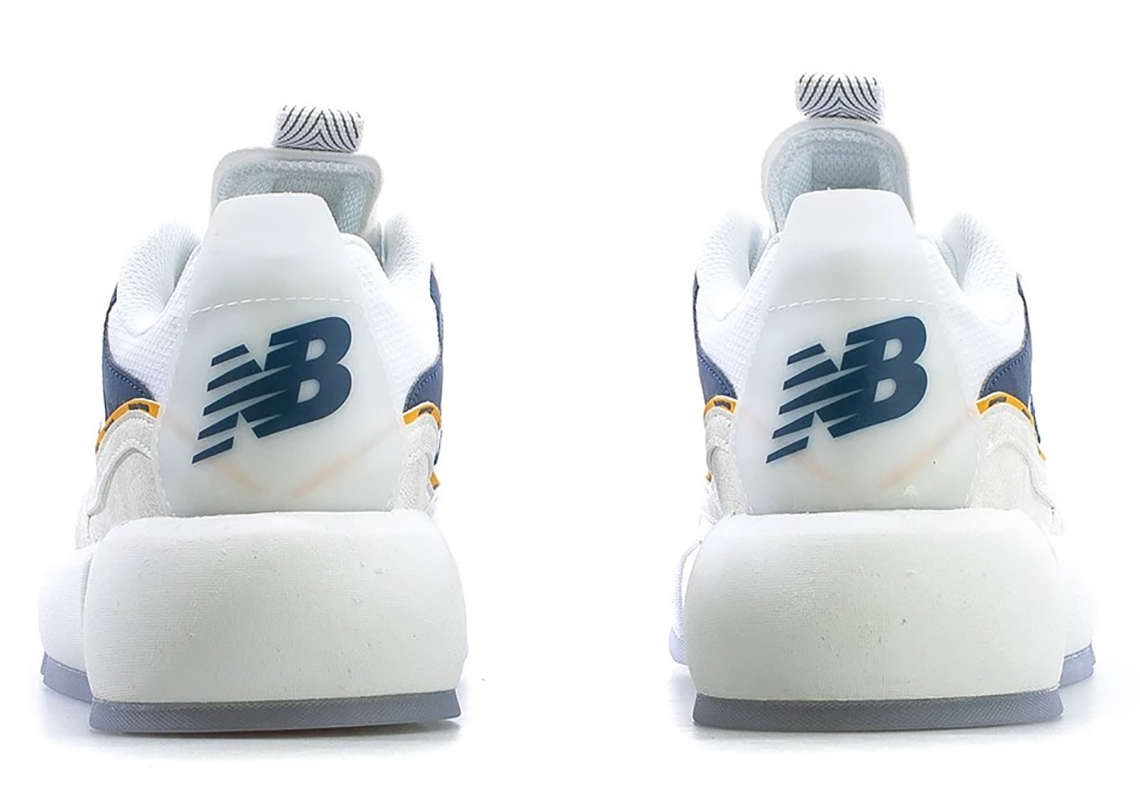 New Balance Vision Racer White Navy Yellow 1