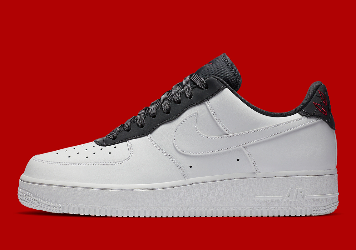 Nike Air Force 1 White Black Red Cj1629 100 2