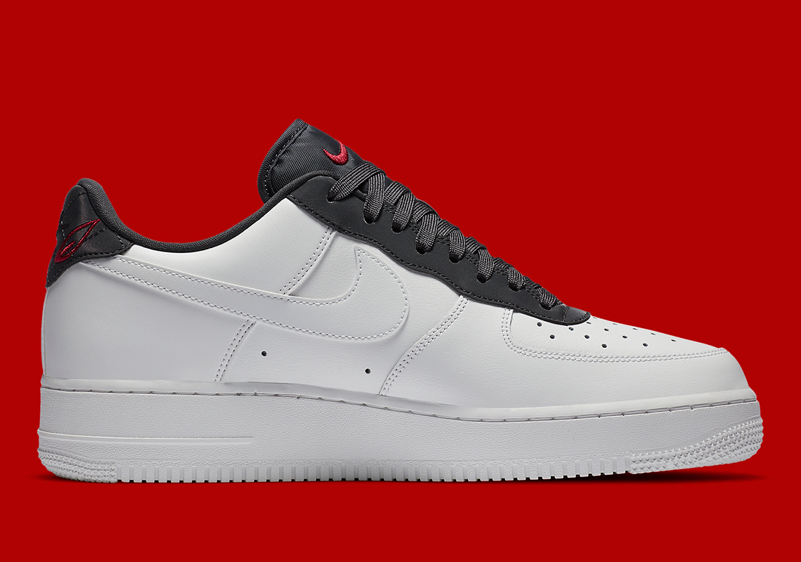 Nike Air Force 1 White Black Red Cj1629 100 4