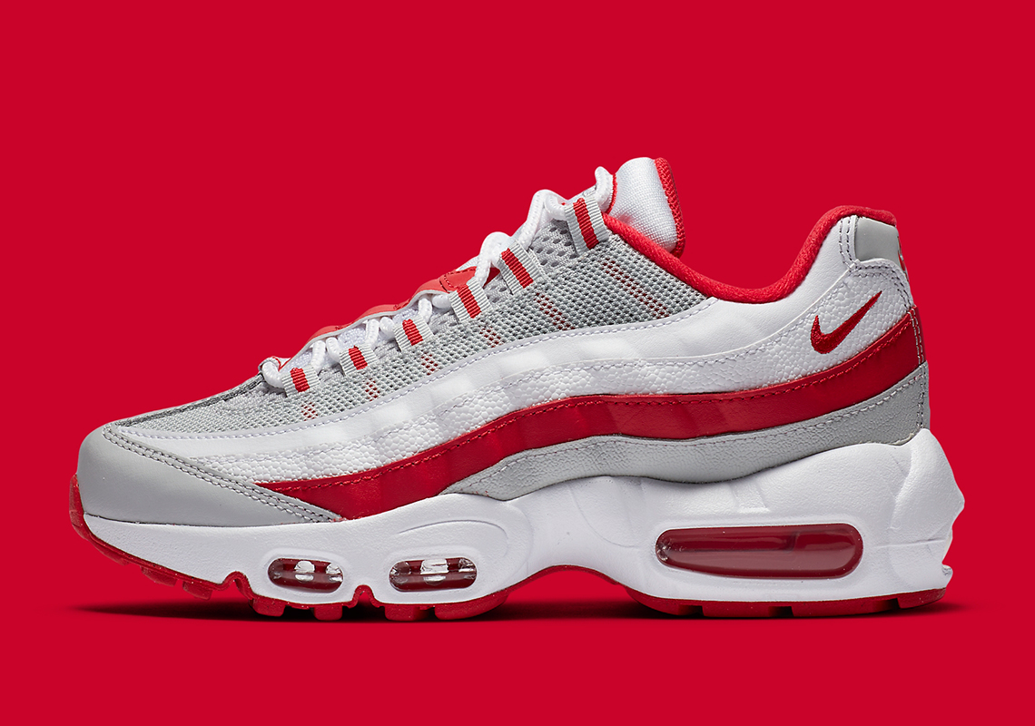 The Nike Air Max 95 Recraft "Hyper Red" For Kids Just Released