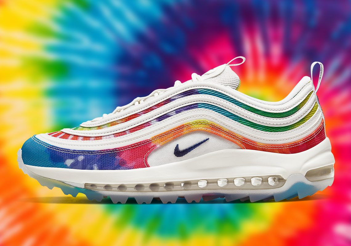 Nike Releases An Air Max 97 Golf “Tie Dye” Ahead Of PGA Championship