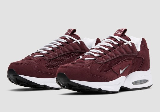 The Nike Air Max Triax 96 Gets A Burgundy Suede Upper