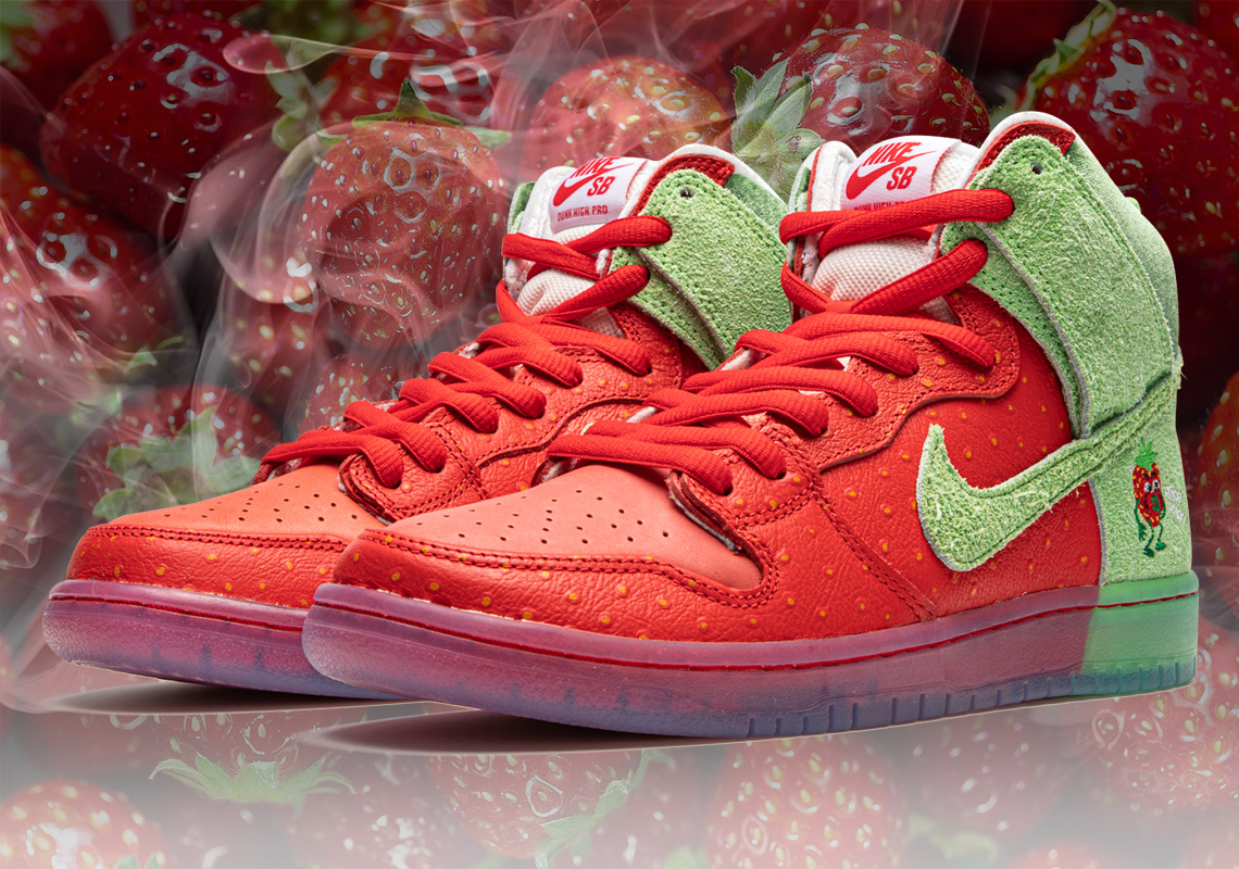 Nike SB Dunk High Pro QS "Strawberry Cough" Release Slated For Later This Year