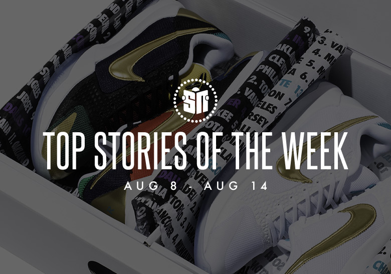 Thirteen Can’t Miss Sneaker News Headlines from August 8th to August 14th