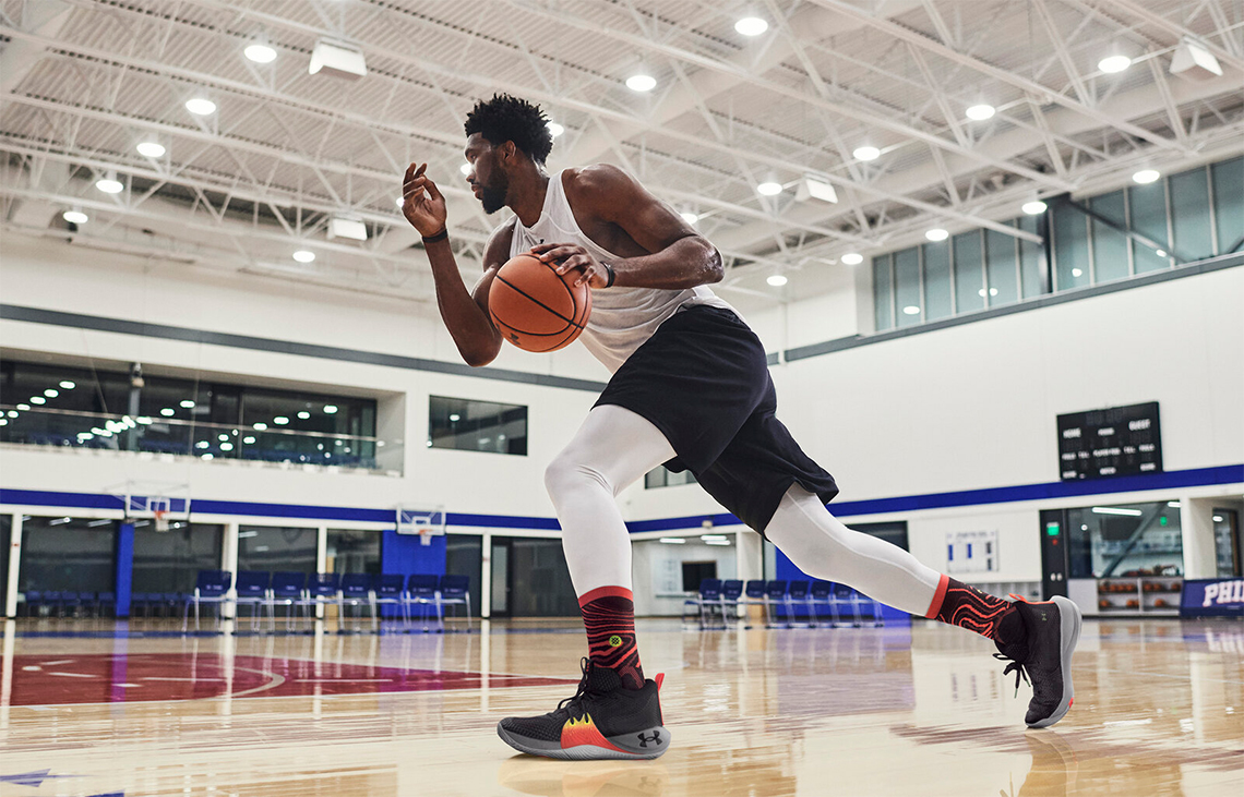 Ua Embiid One Origin Black Red 4