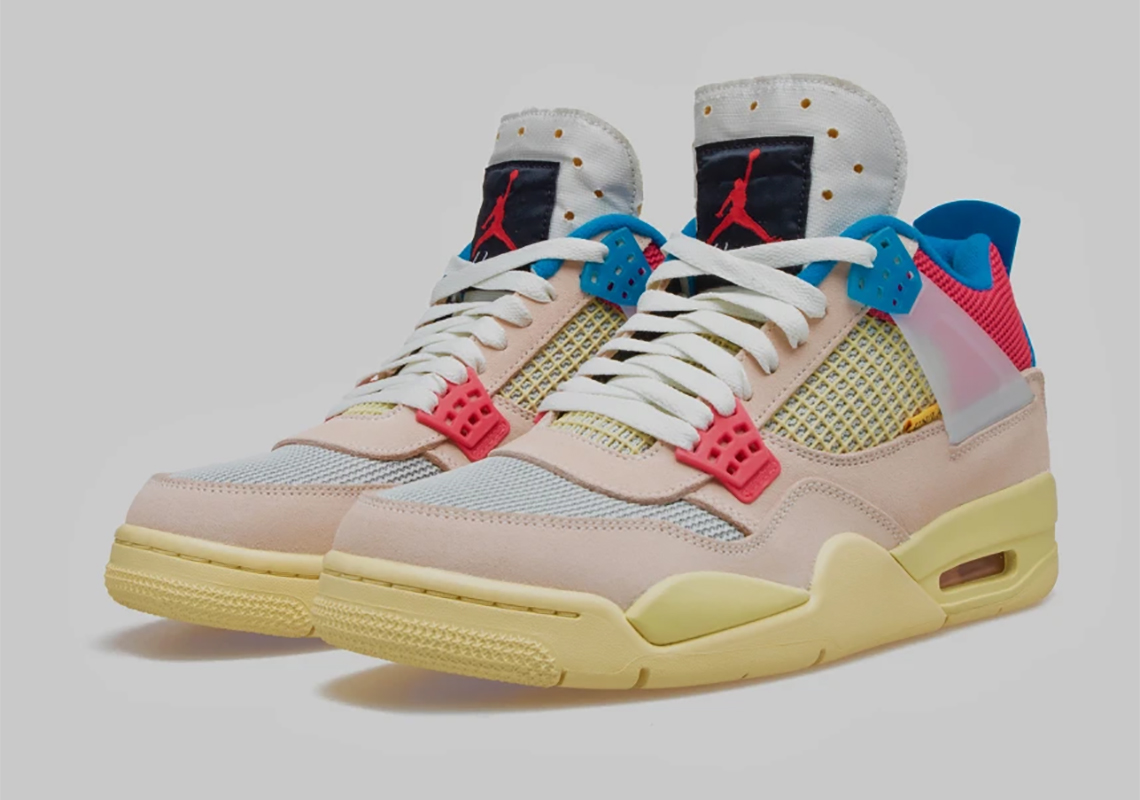 Union La Air Jordan 4 Guava Release Date 6