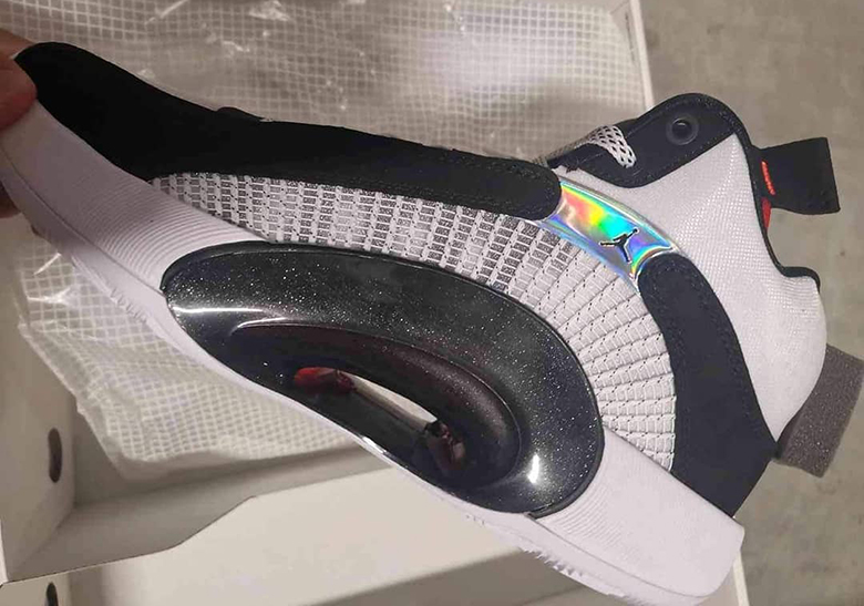 Air Jordan 35 Appears In A Classic White, Black, And Red