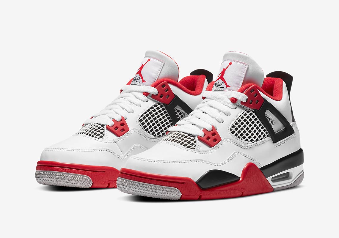 Air Jordan 4 Fire Red Gs 408452 160 2