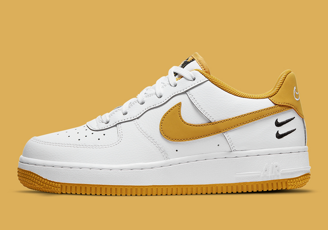 This Nike Air Force 1 Adds Additional Swooshes To Its Counter, Heel Tab, And Tongue