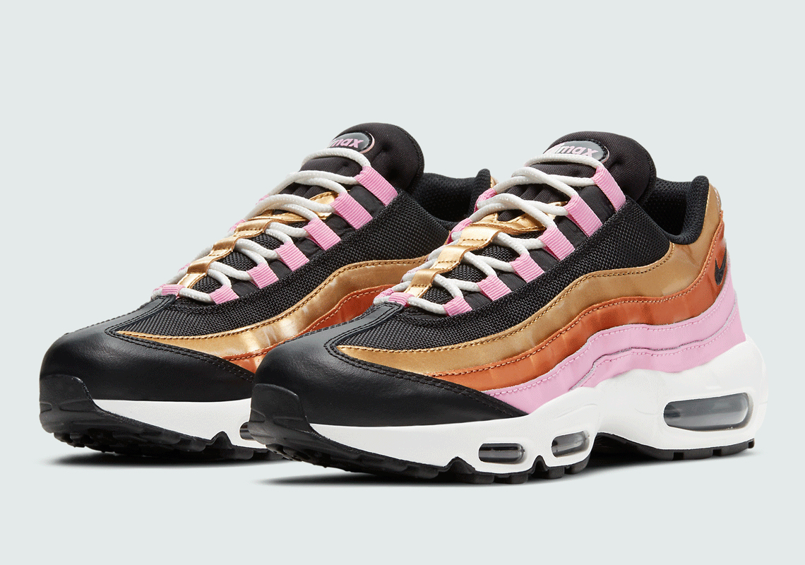 Nike Adds Copper And Gold Overlays To This Air Max 95 For Women