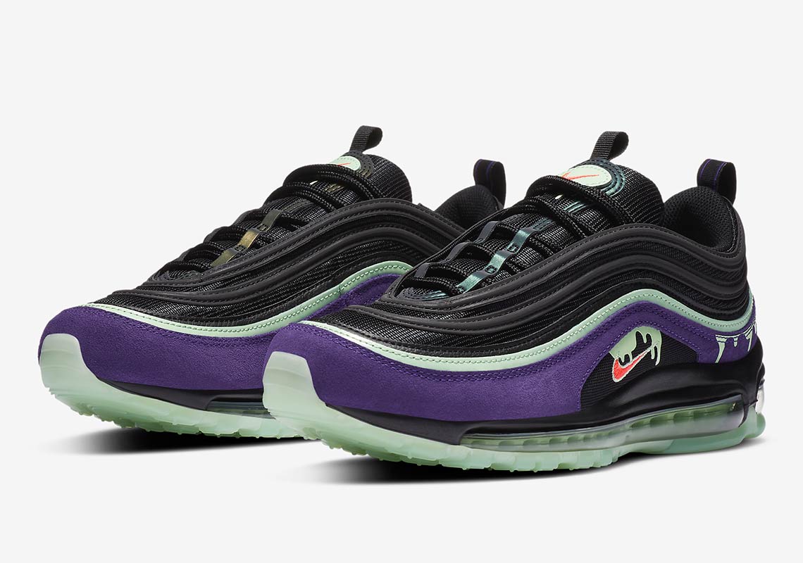 Oozing Slime And Glow-In-The-Dark Soles Accent This Nike Air Max 97