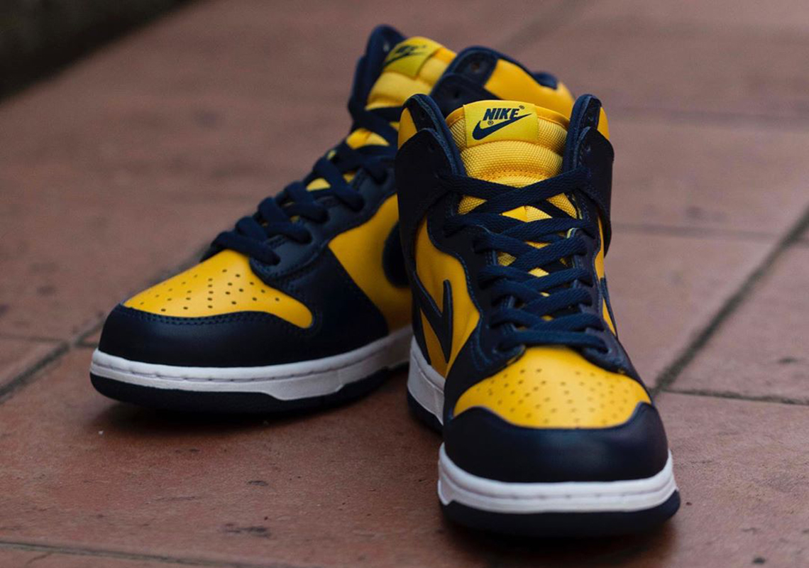 Nike Dunk High Michigan Cz8149 700 Release Reminder 4