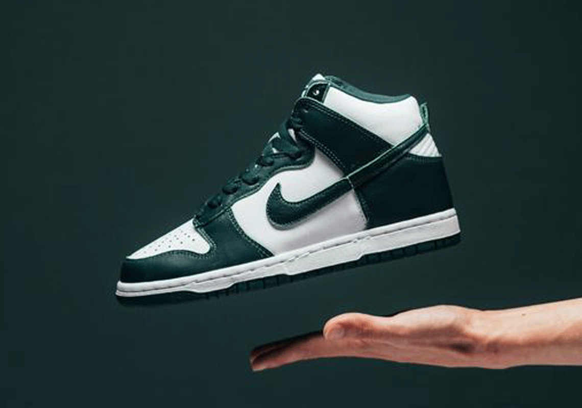 The Nike Dunk High SP "Spartan Green" Releases Tomorrow