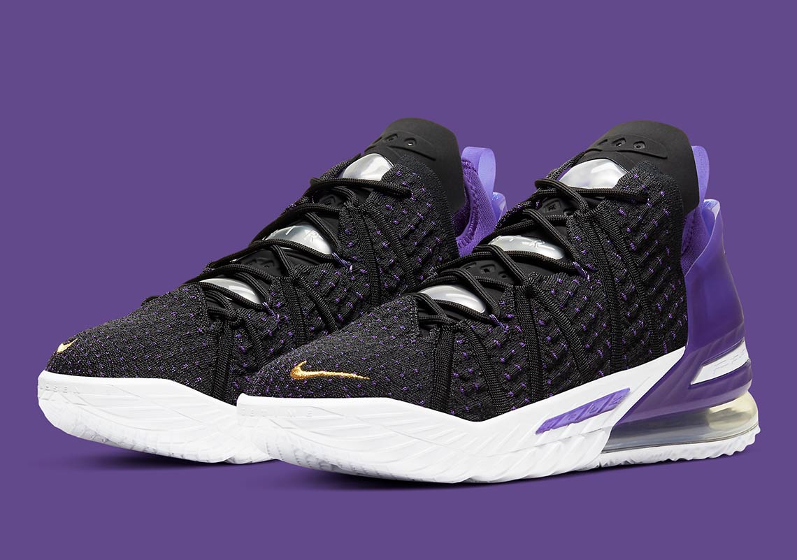 The Nike LeBron 18 To Release In A Lakers-Inspired Colorway Later This October