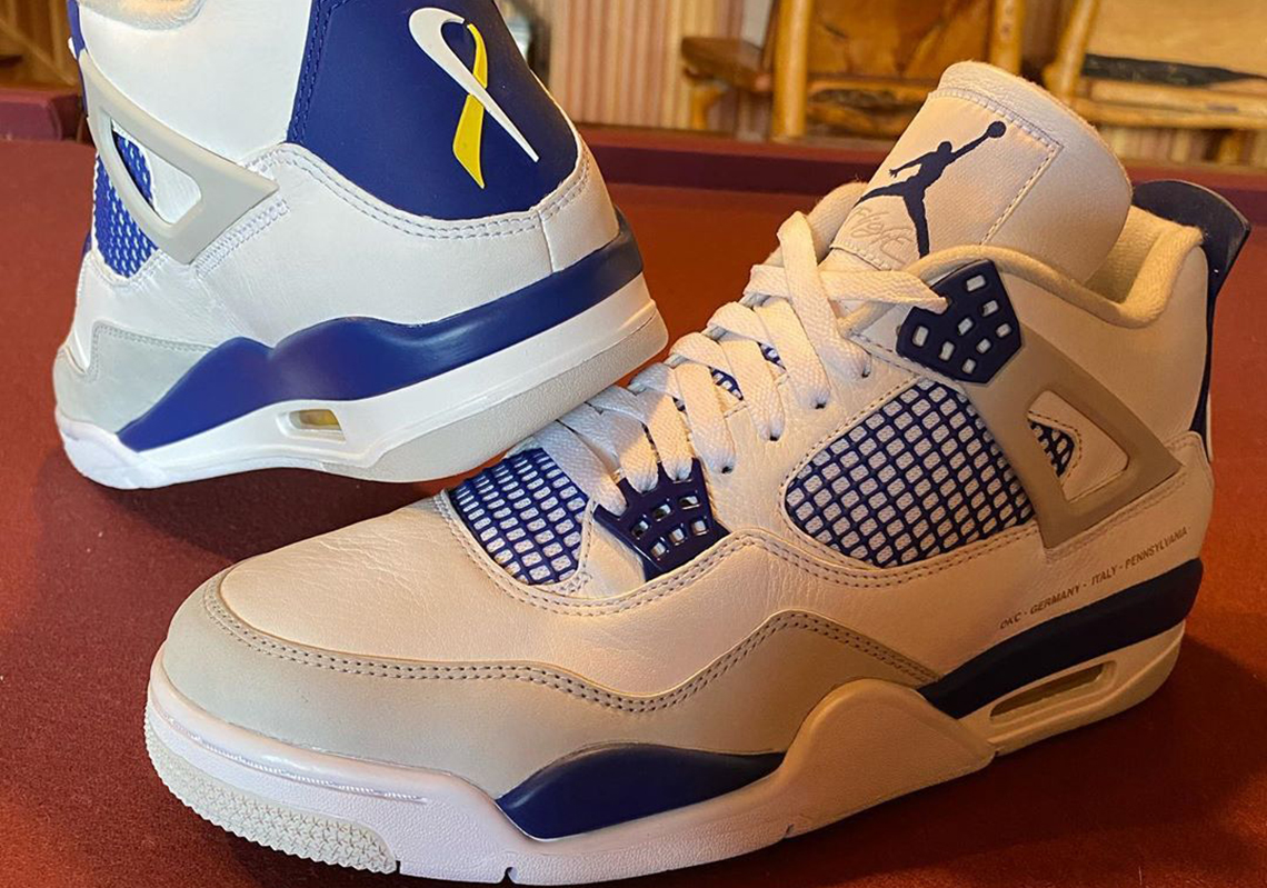 Jordan Brand Makes Exclusive Air Jordan 4s For Make-A-Wish Recipient Peyton Smith