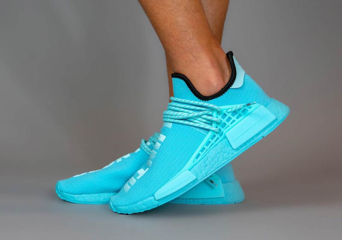 Pharrell Adidas Nmd Hu Blue Gy0094 4