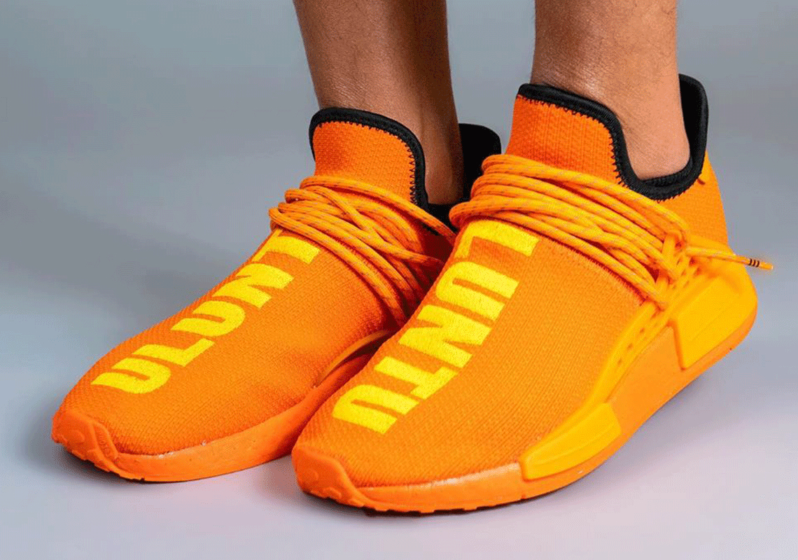 Pharrell x adidas NMD Hu Appears In Orange