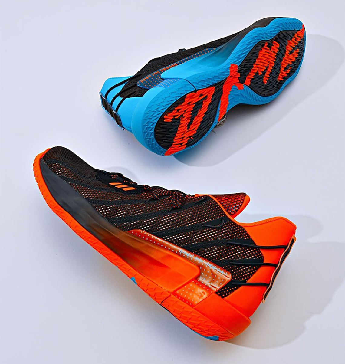 Adidas Dame 7 Black Red Blue 1