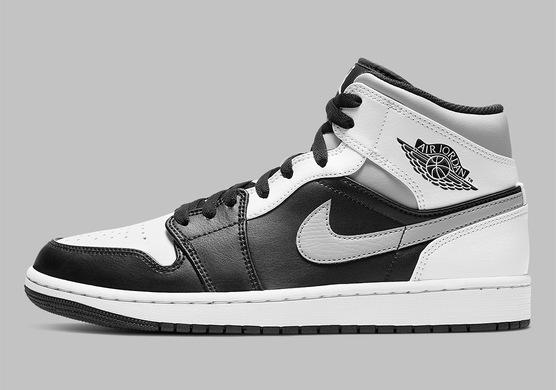 Air Jordan 1 Mid White Shadow 554724 073 4