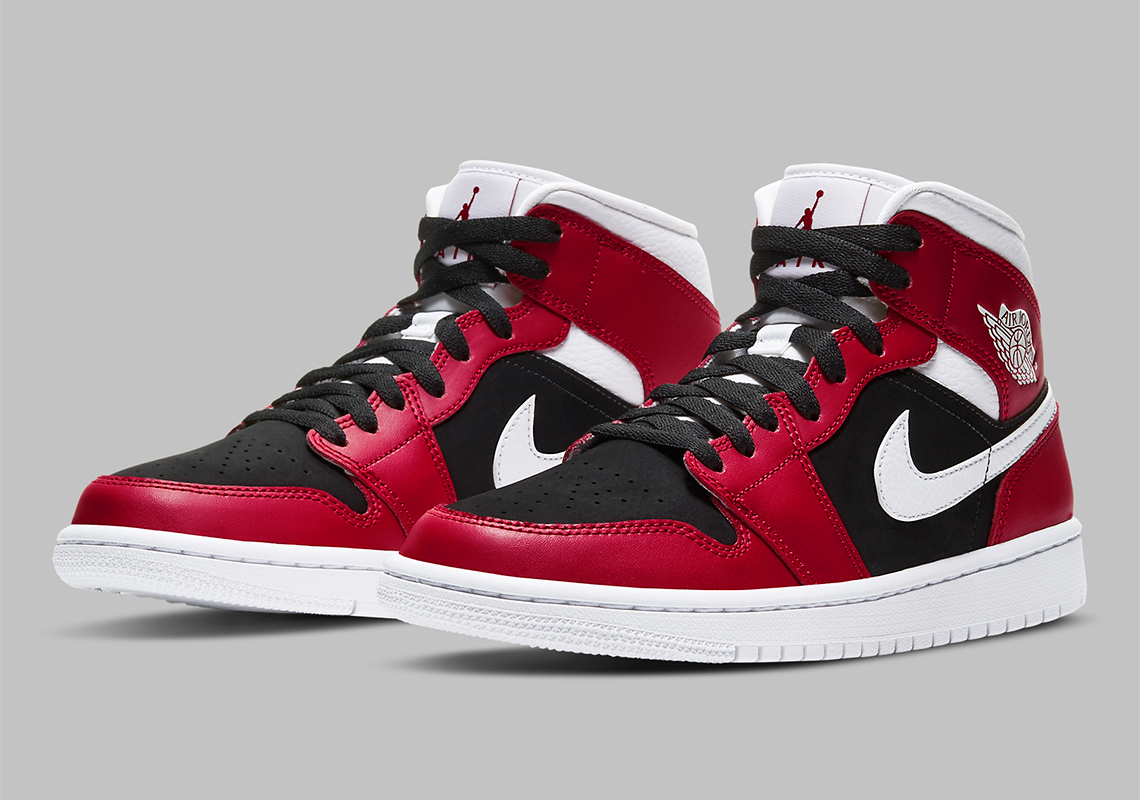 Air Jordan 1 Mid WMNS "Gym Red" Flips Classic Chicago Colors