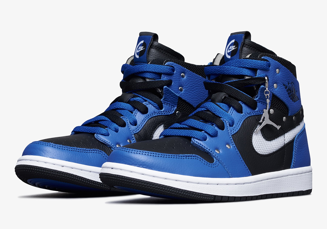 Air Jordan 1 Zoom Cmft Hyper Royal Black White 5