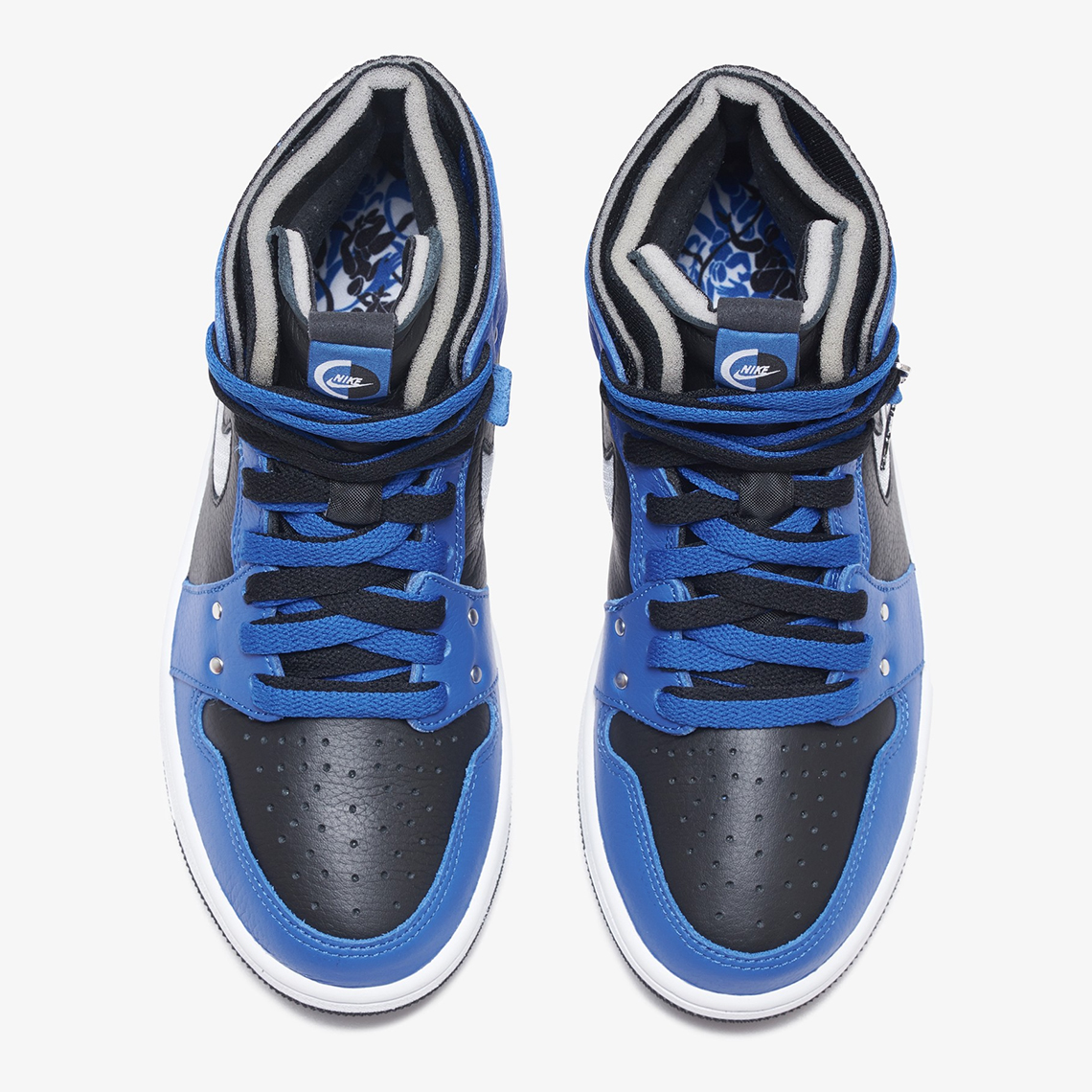 Air Jordan 1 Zoom Cmft Hyper Royal Black White 6