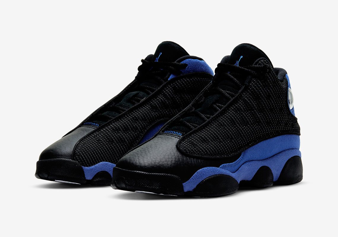 Air Jordan 13 Black Hyper Royal Gs 884129 040 2