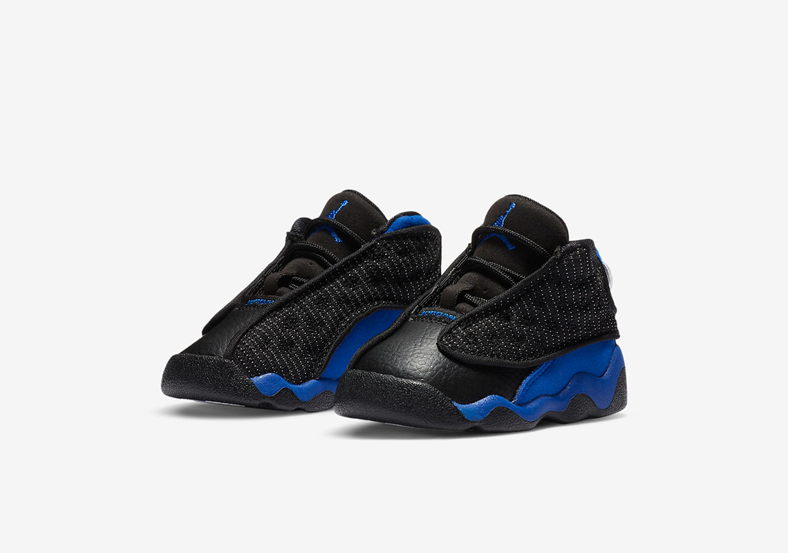 Air Jordan 13 Black Hyper Royal Td Toddler 414581 040 2