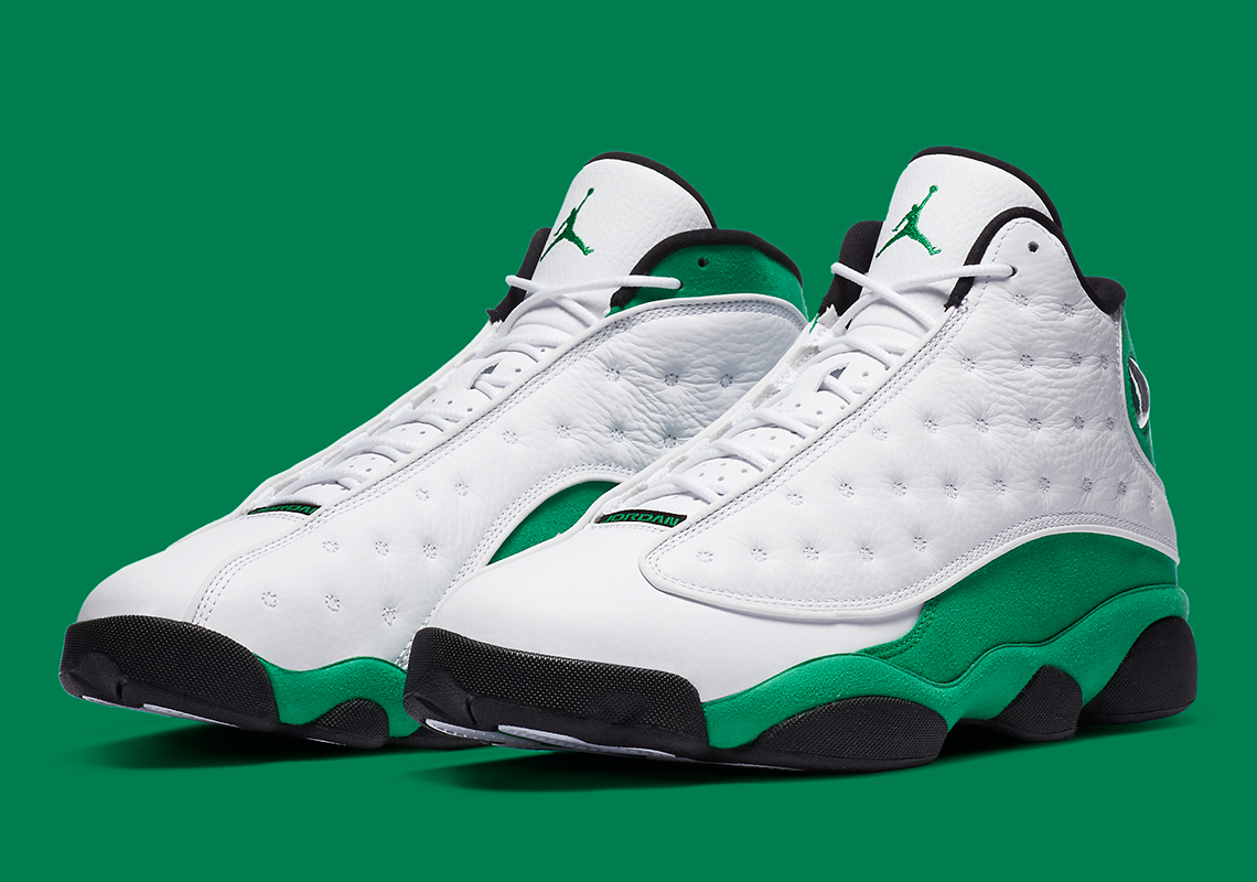 Official Images Of The Air Jordan 13 "Lucky Green"