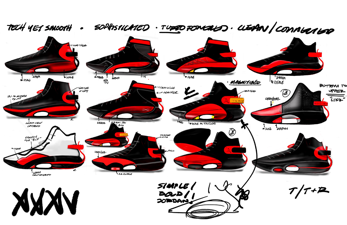 Air Jordan 35 Sketch 3