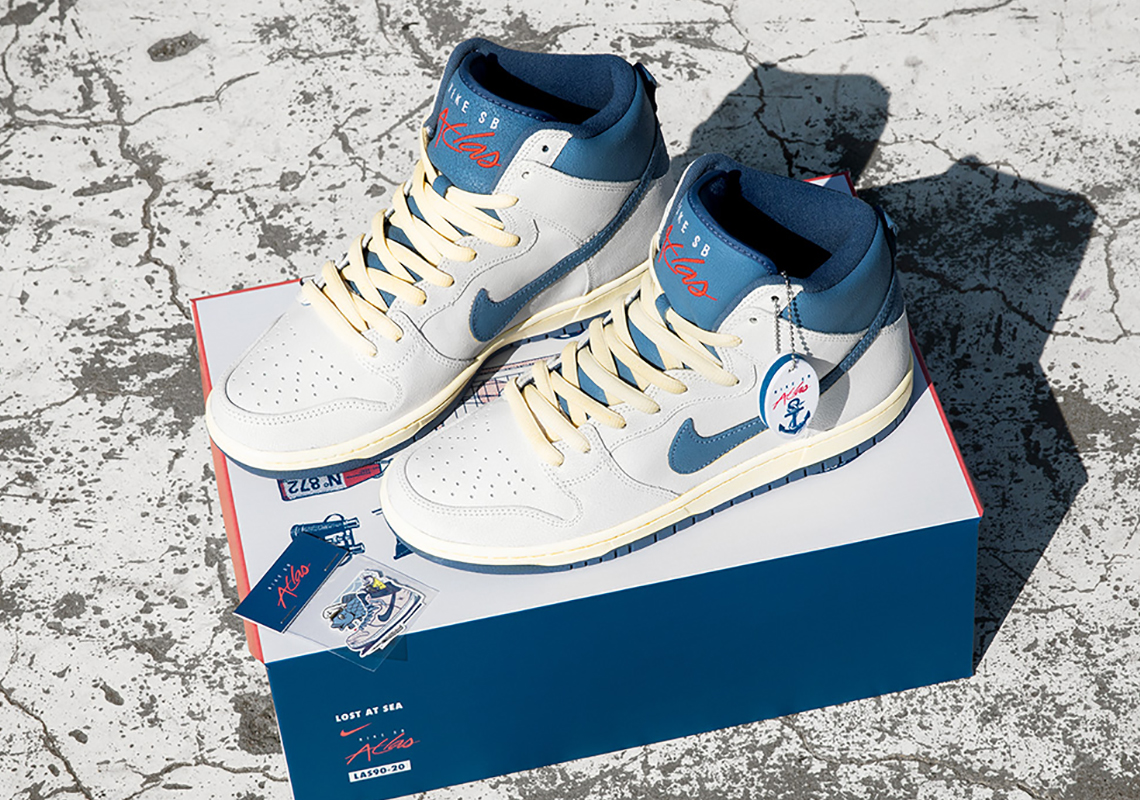 Where To Buy The Atlas x Nike SB Dunk High "Lost at Sea"