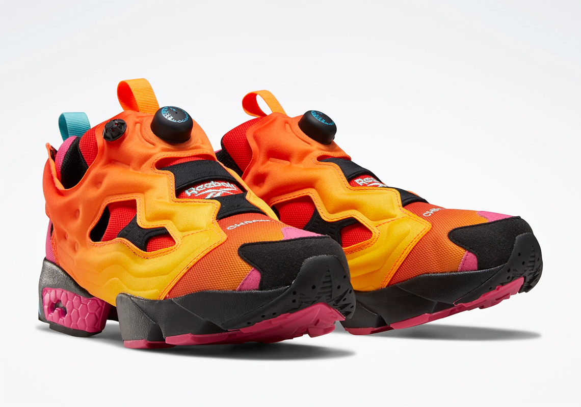 Chromat Reebok Instapump Fury Orange Fz3432 4