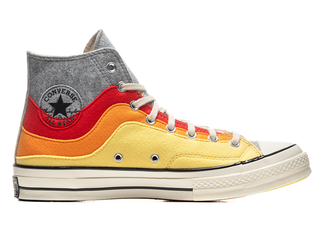 Converse Chuck 70 Hi Easter Felt Storm Front Yellow 169518c 4