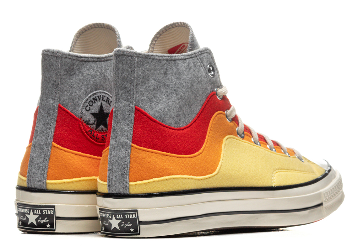 Converse Chuck 70 Hi Easter Felt Storm Front Yellow 169518c 5