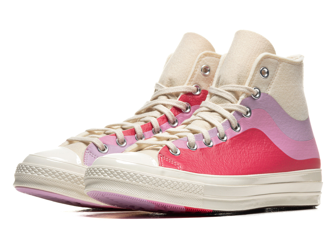 Converse Chuck 70 Hi Easter Felt White Pink 169520c 1