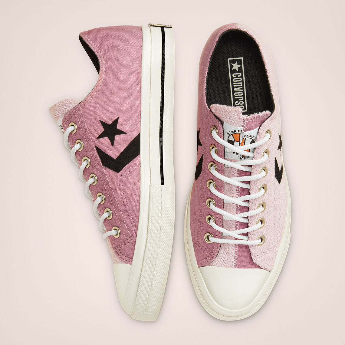 Converse Reverse Terry Player Lotus Pink 168755c 4