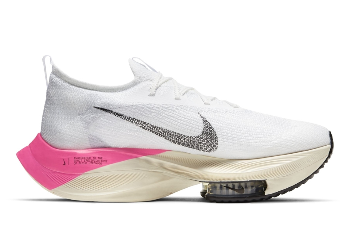 Eliud Kipchoge Nike Alphafly Next White Pink 5