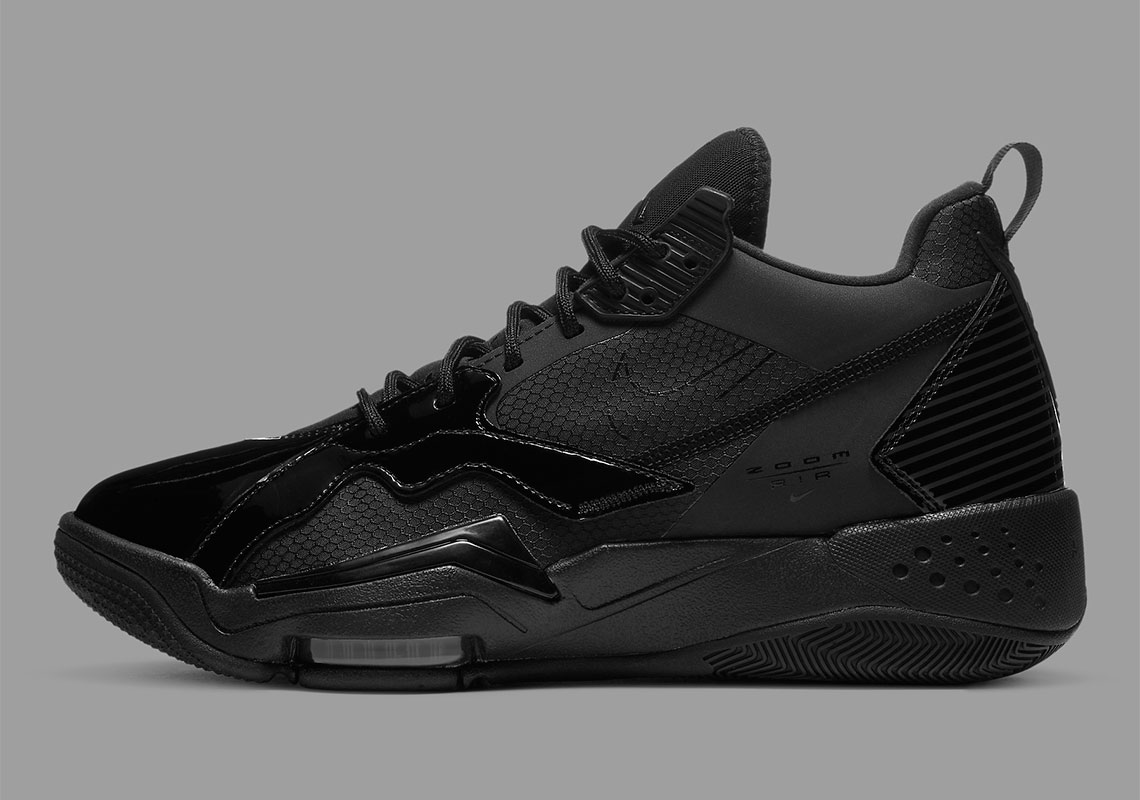 The Jordan Zoom '92 Goes "Black Cat" With Patent Leather