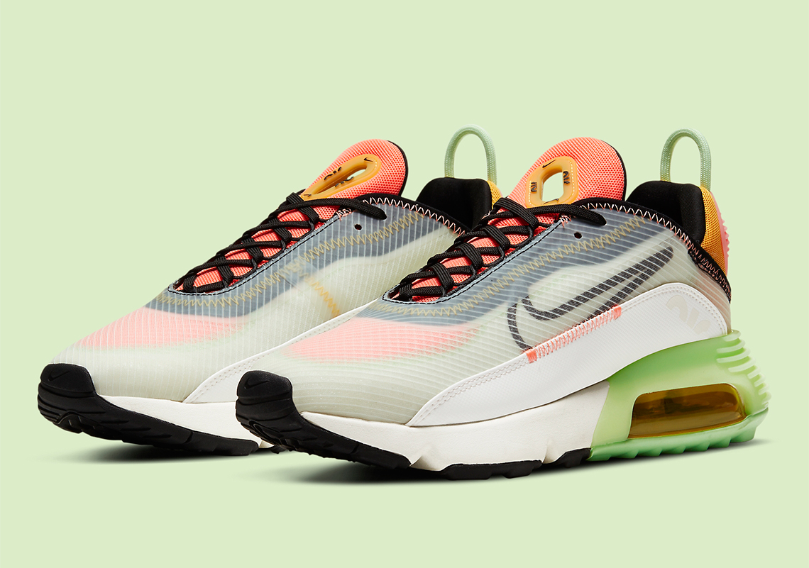 Nike Adorns The Air Max 2090 With Vapor Green And Atomic Pink