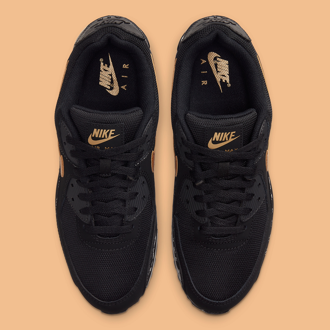 Nike Air Max 90 Black Gold Dc4119 001 6