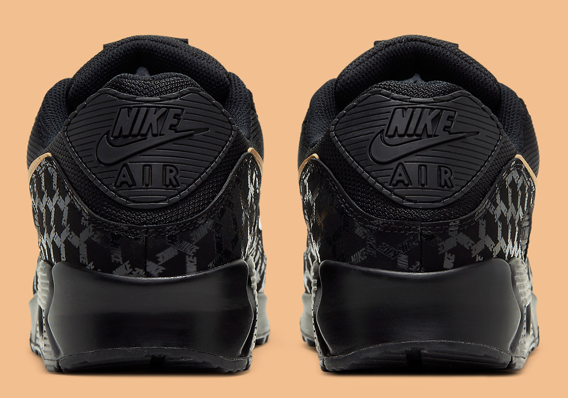 Nike Air Max 90 Black Gold Dc4119 001 7