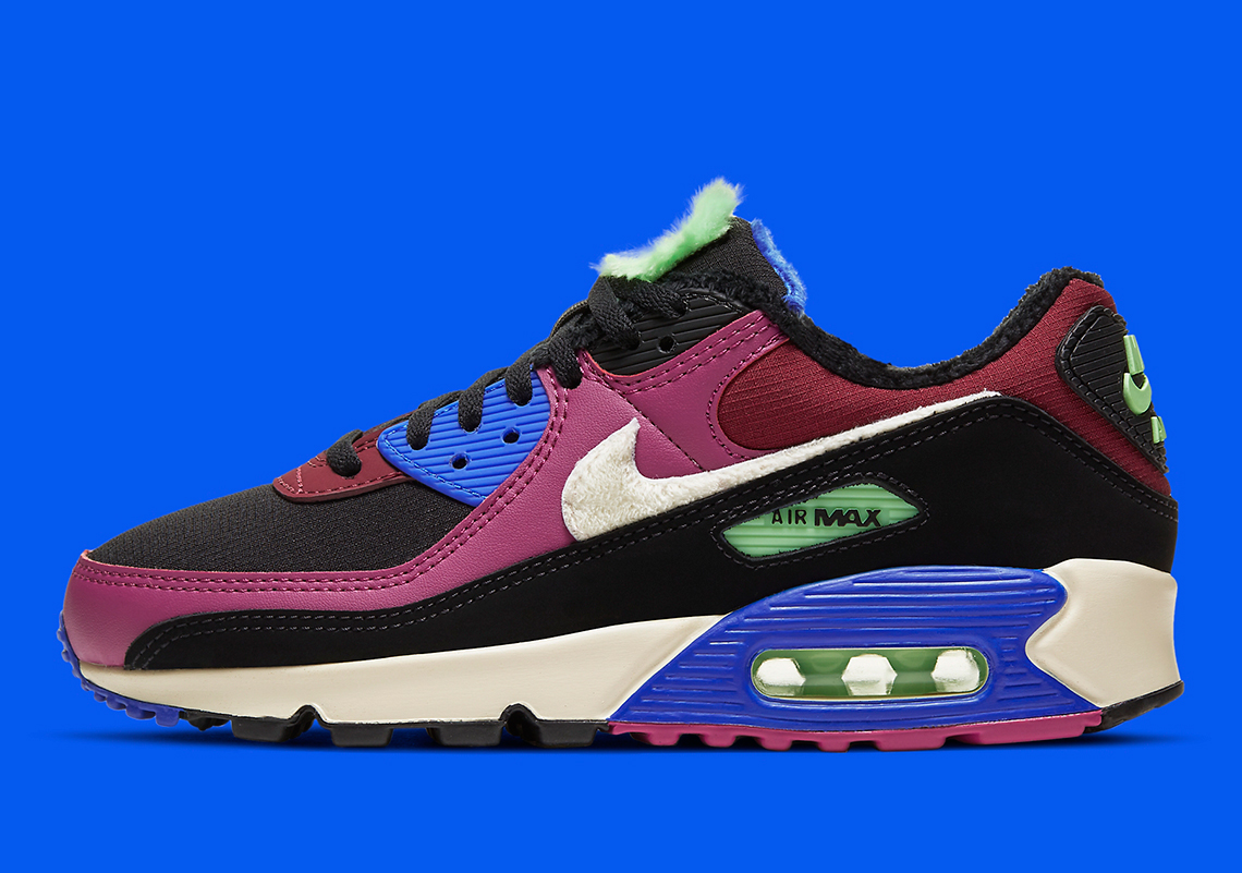 Nike Air Max 90 Fur Multi Color Ct1891 500 3