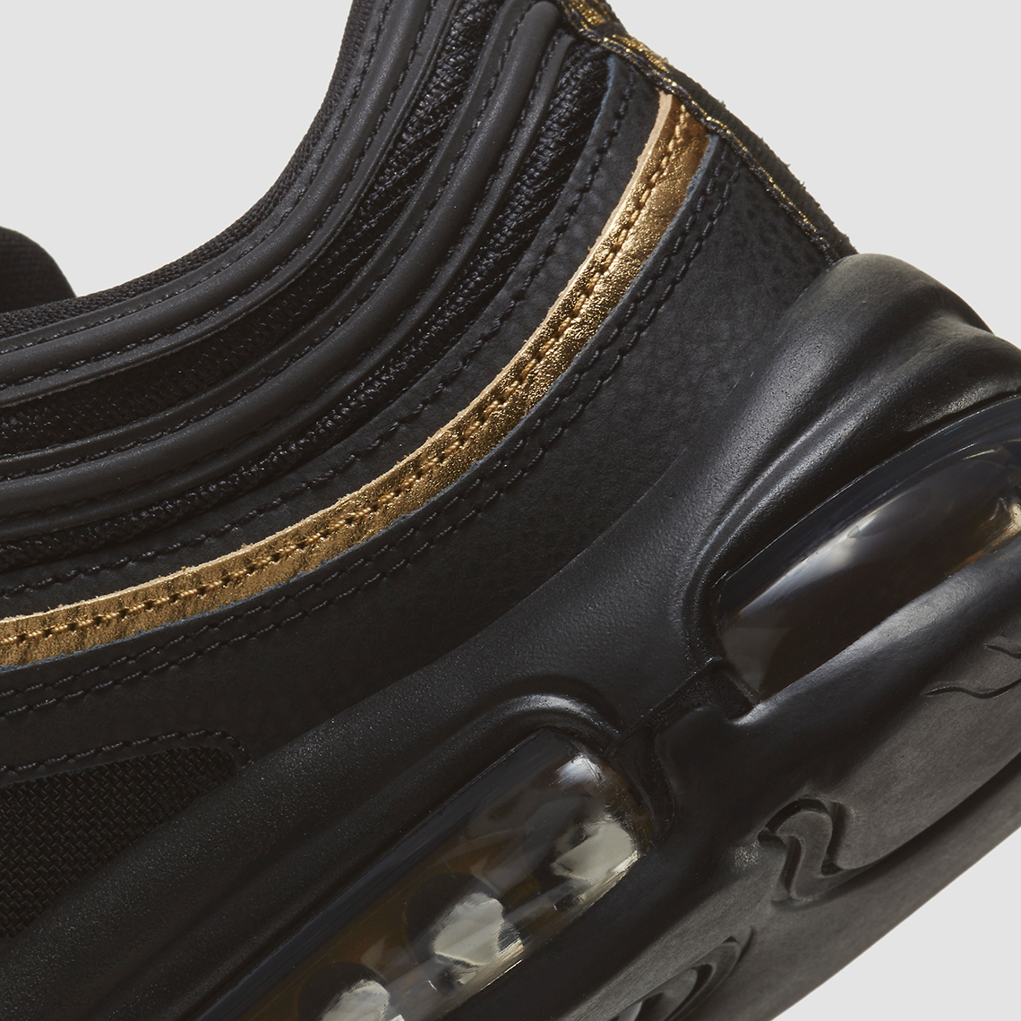 Nike Air Max 97 Black Metallic Gold Dc2190 001 1